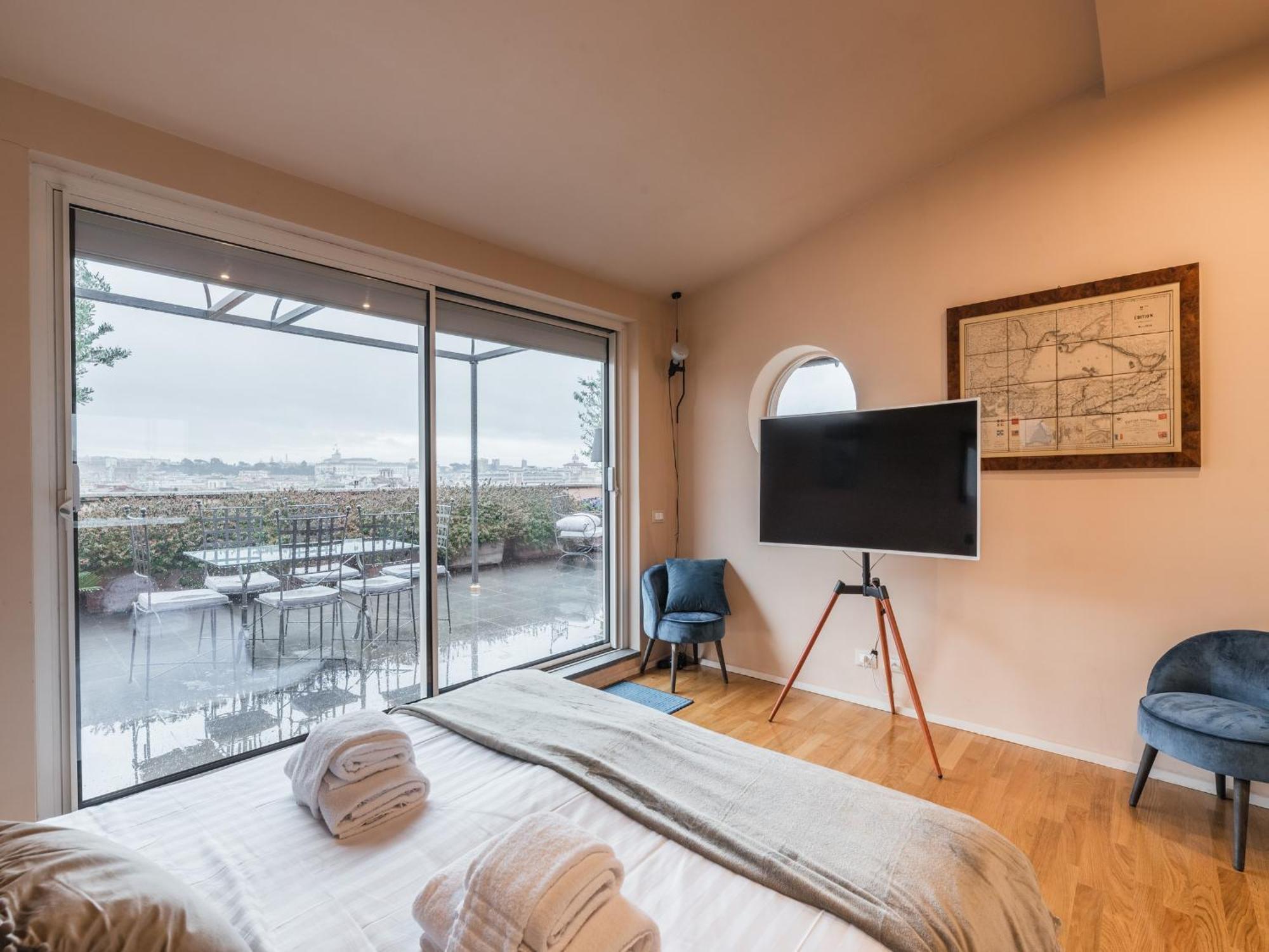 The Best Rent - Spacious Apartment With Terraces With Panoramic View Of Roma Exterior foto